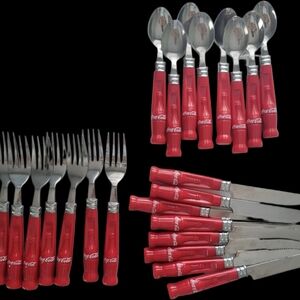 Vintage Coca-cola utensil sets